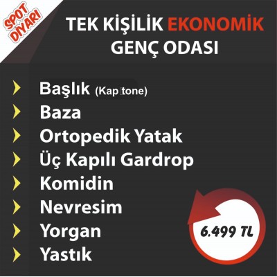 Tek Kişilik Ekonomik Genç Odası