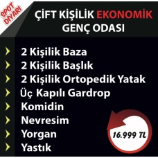 Çift Kişilik Ekonomik Genç Odası