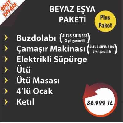 Beyaz eşya ( pluspaket)