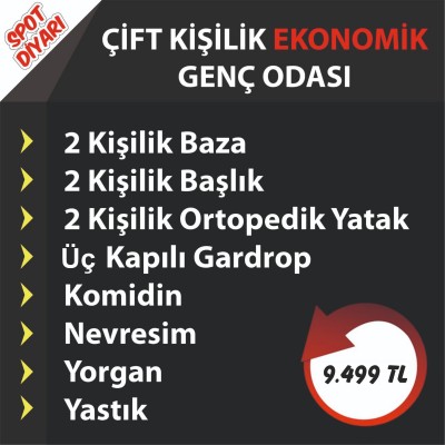 Çift Kişilik Ekonomik Genç Odası